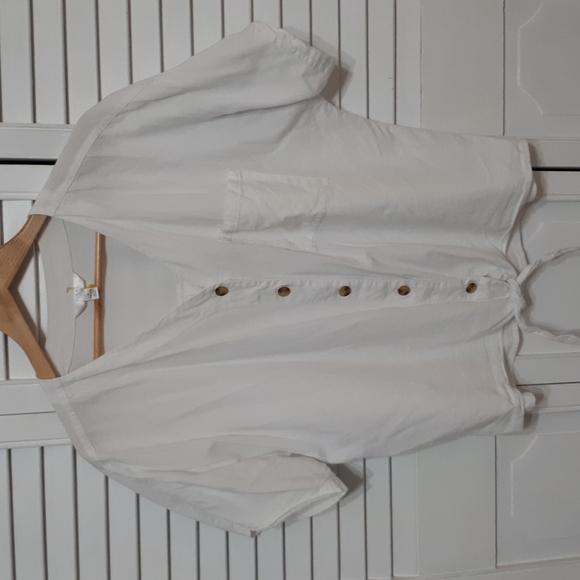 Time and Tru button down blouse. Size L - Picture 1 of 4